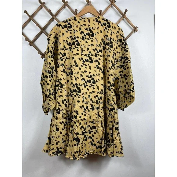 Anine Bing Peyton Printed Cotton Dress Size M